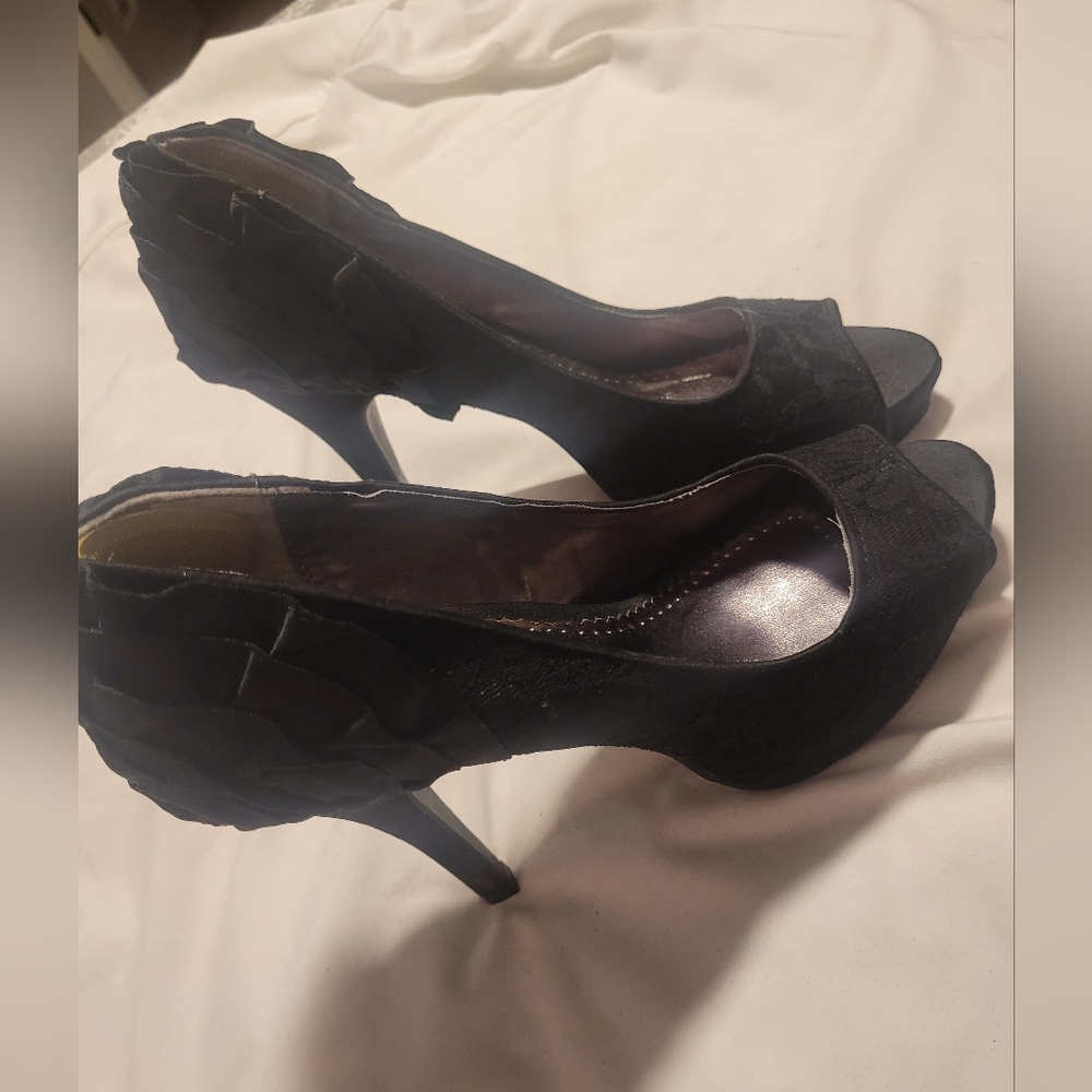 4" Black High Heels